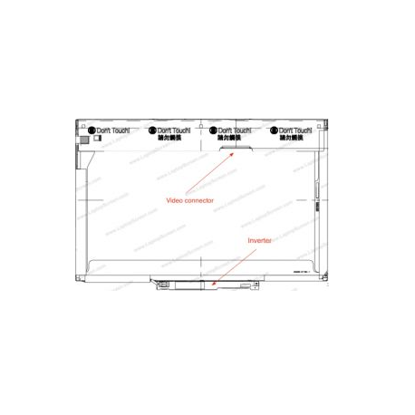 مانیتور لپ تاپ دل Dell PRECISION M60 laptop screen ال سی دی لپ تاپ دل