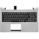 keyboard laptop ASUS S550 کیبورد لب تاپ ایسوس با قاب کنار کیبرد نقره ای