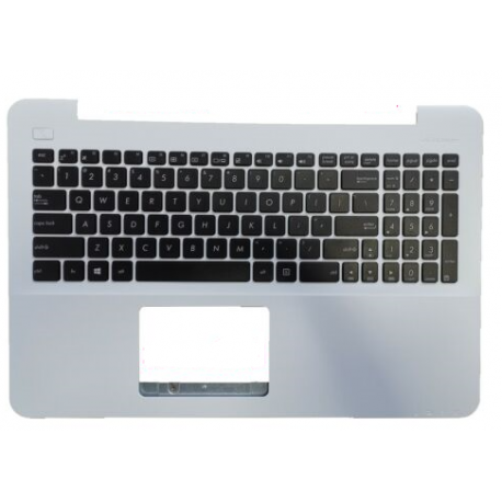 keyboard laptop Asus K555U کیبورد لب تاپ ایسوس با قاب سفید دور کیبرد