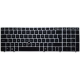 Keybaord laptop HP Probook 8560P کیبورد لپ تاب اچ پی نقره ای