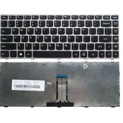 قیمت LENOVO b40-70 Keyboard کیبورد لپ تاپ آی بی ام لنوو با فریم نقره ای و بدون بکلایت