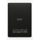 قاب پشت ال سی دی لپ تاپ ایسر Aspire E1-472G مشکی-طرح‌دار